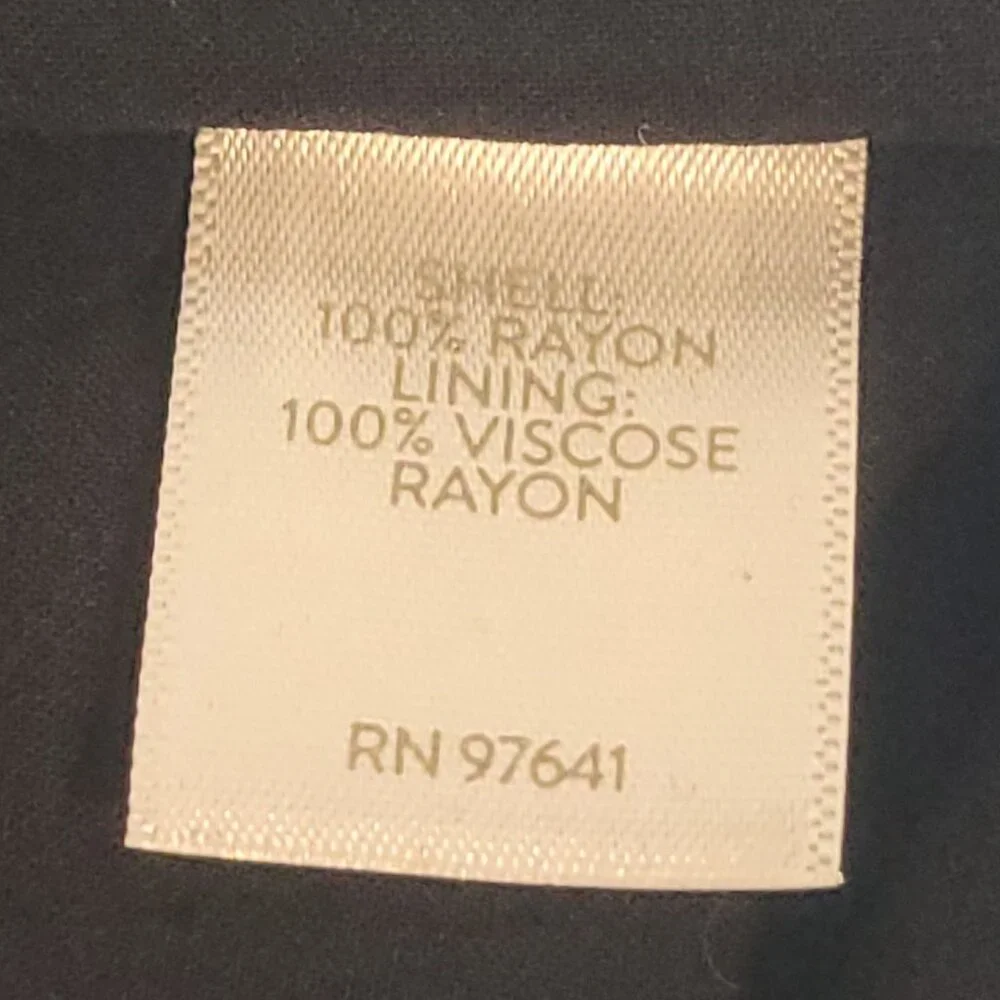 J.Jill Womens XL Petite Black Sleeveless Faux Wrap Maxi Dress Star Floral Ruffle - Picture 6 of 11